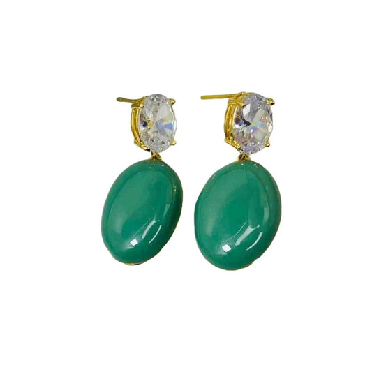 Turquoise Green Earrings