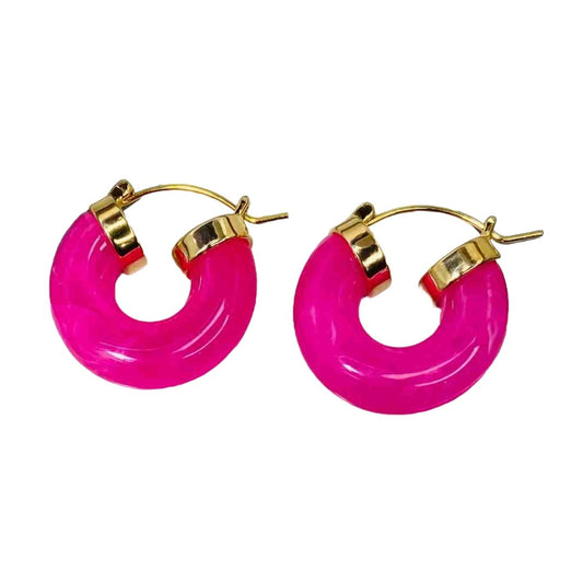 Candy Pink Earrings