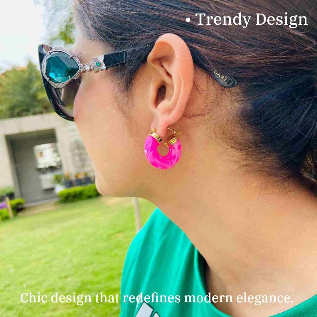 Candy Pink Earrings