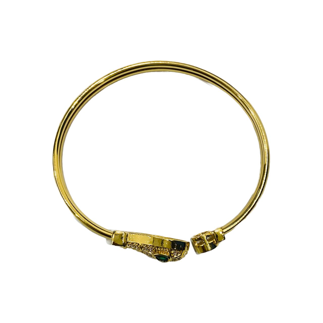 Gold Plated Snake Bracelet | Bracelet for Hand | Gold Plated Jewellery