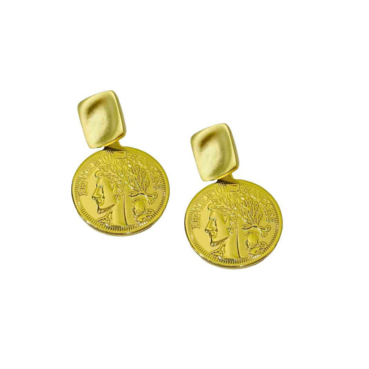 Golden Earrings Western | Gold Plated Earrings for Women | Artificial Jewelry