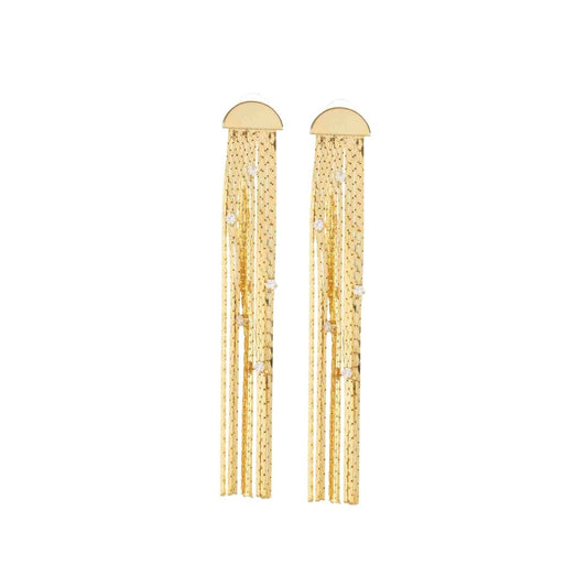 Long Earrings For Wedding | Western Jewellery | Light Weight | Waterproof Jewellery