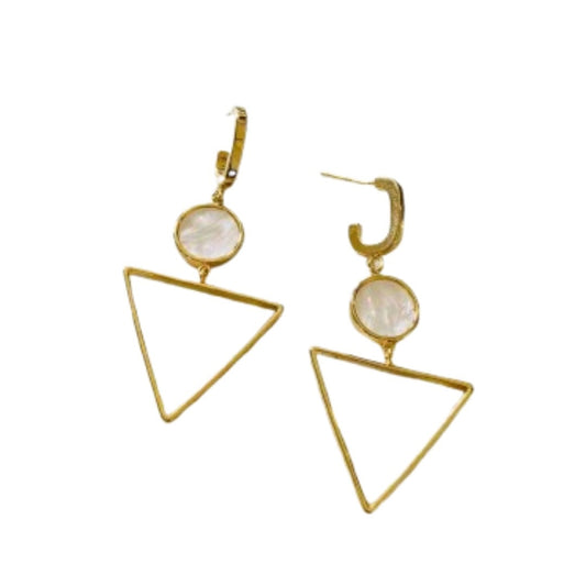 Gold Contemporary Earrings