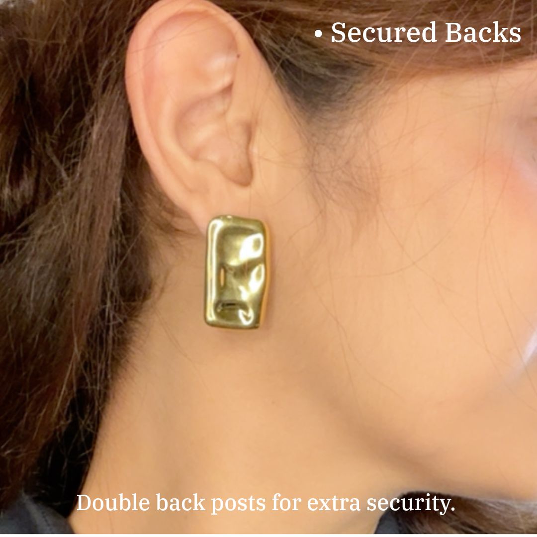 Gold Modern Earrings