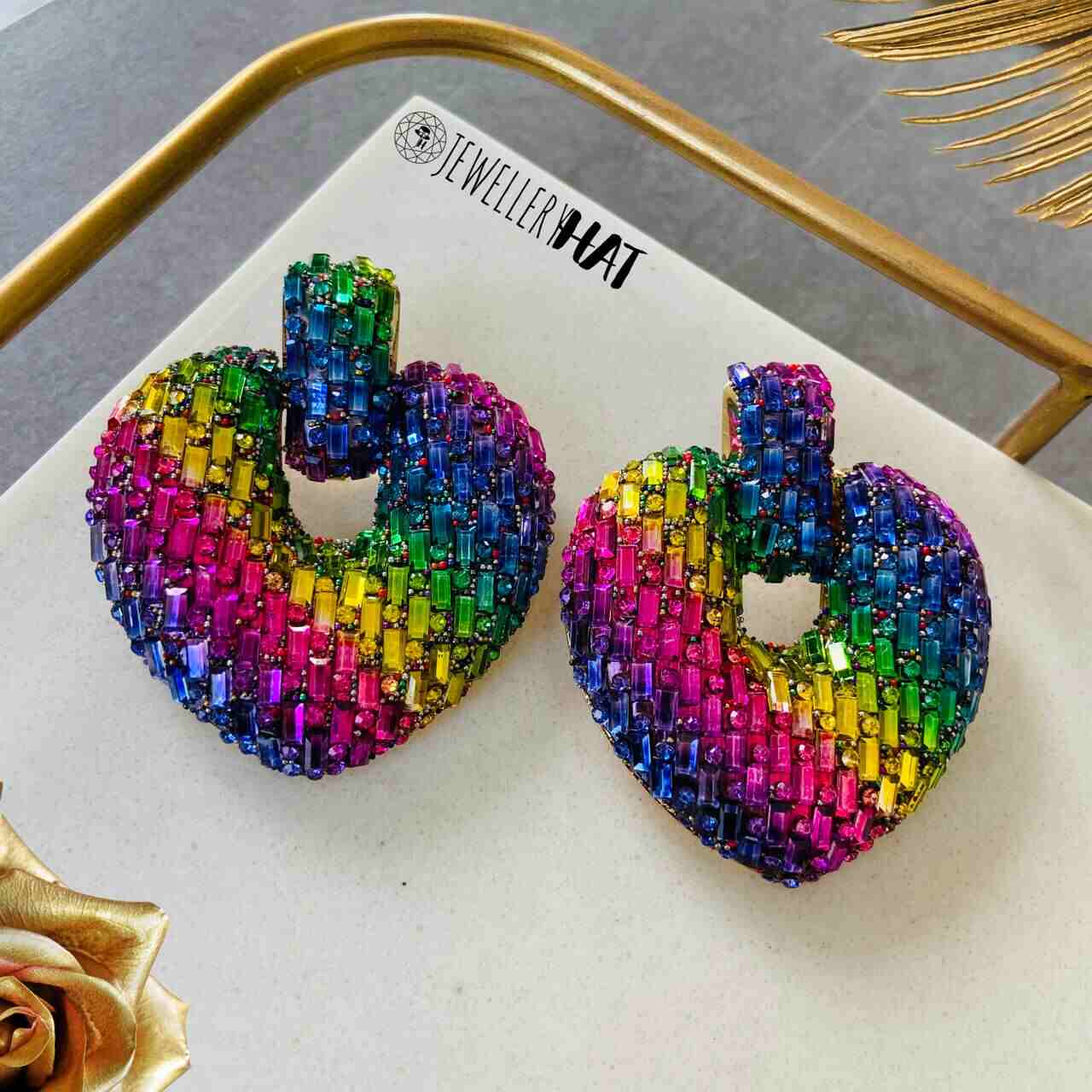 Heart Ear Studs