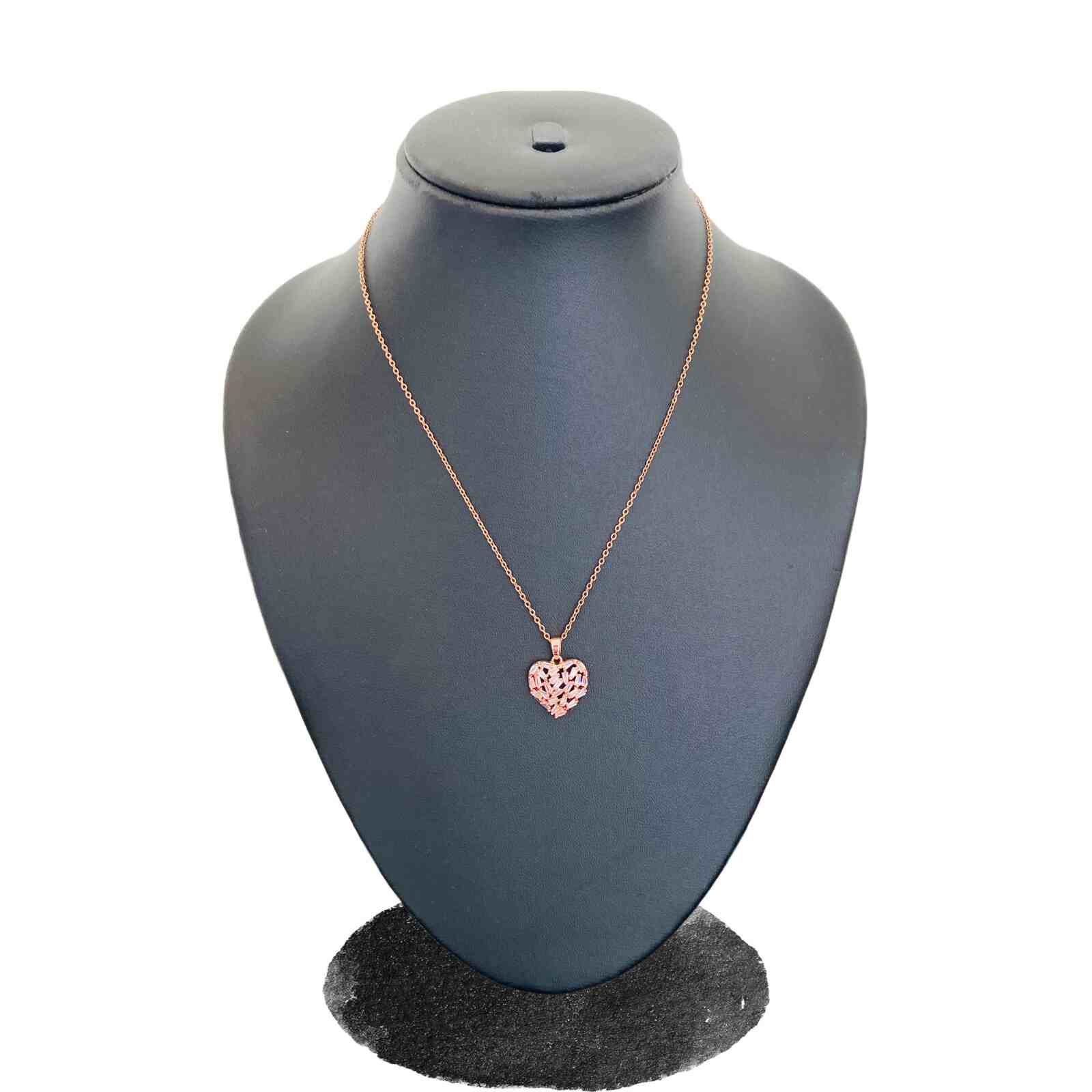 Heart Shaped Locket | Rose Gold Necklace for Women | Artificial Jewelry