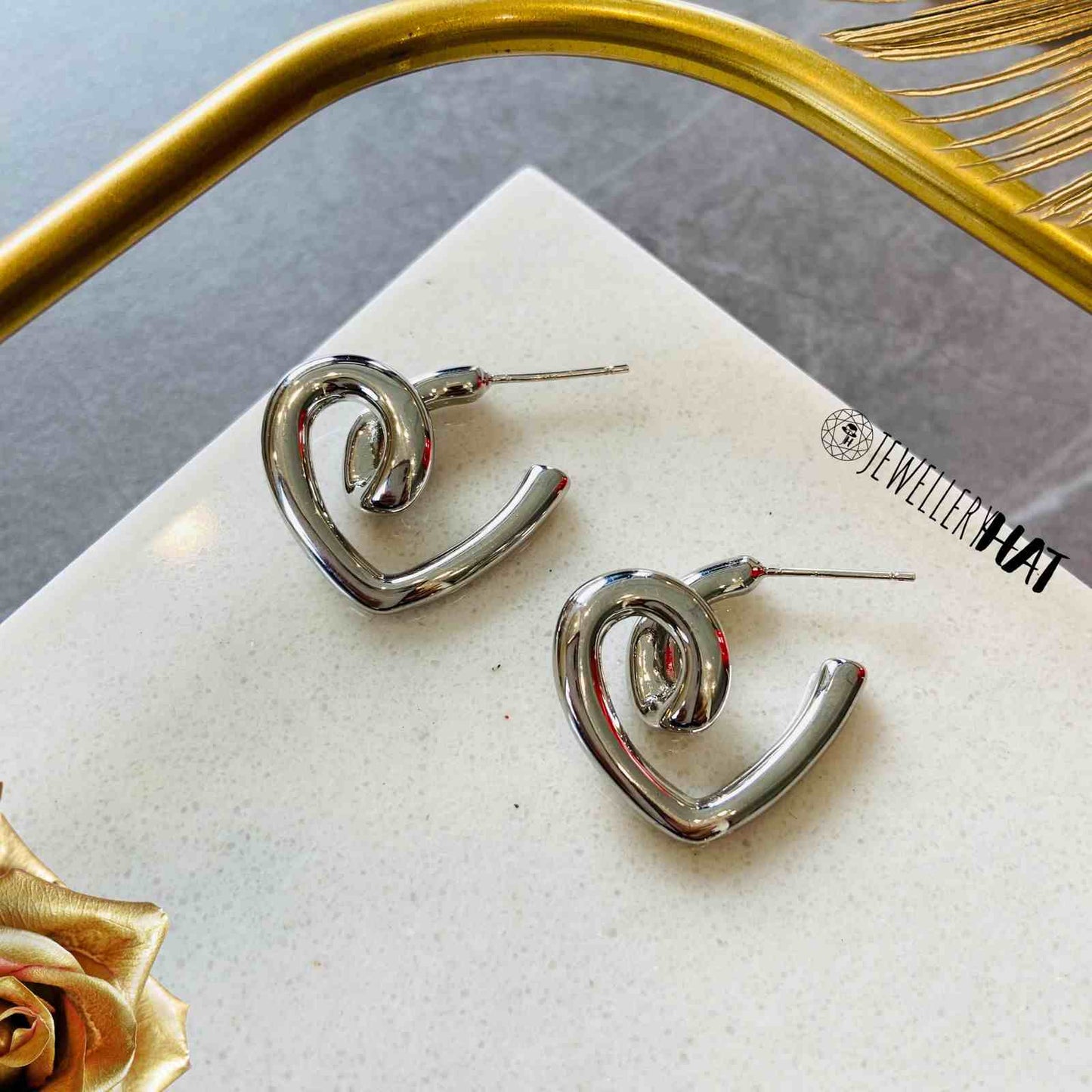 Heart Studs