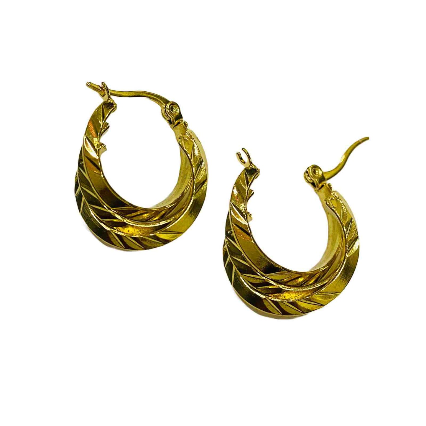 Hoop Earrings | Gold Plated Hoop Earrings for Women | Costume Jewellery