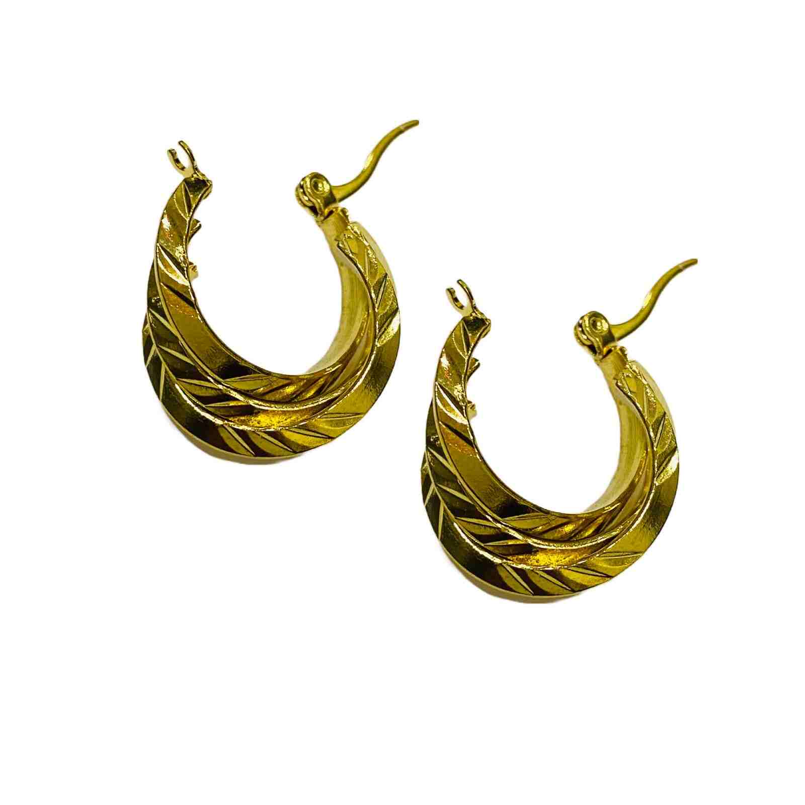 Hoop Earrings | Gold Plated Hoop Earrings for Women | Costume Jewellery