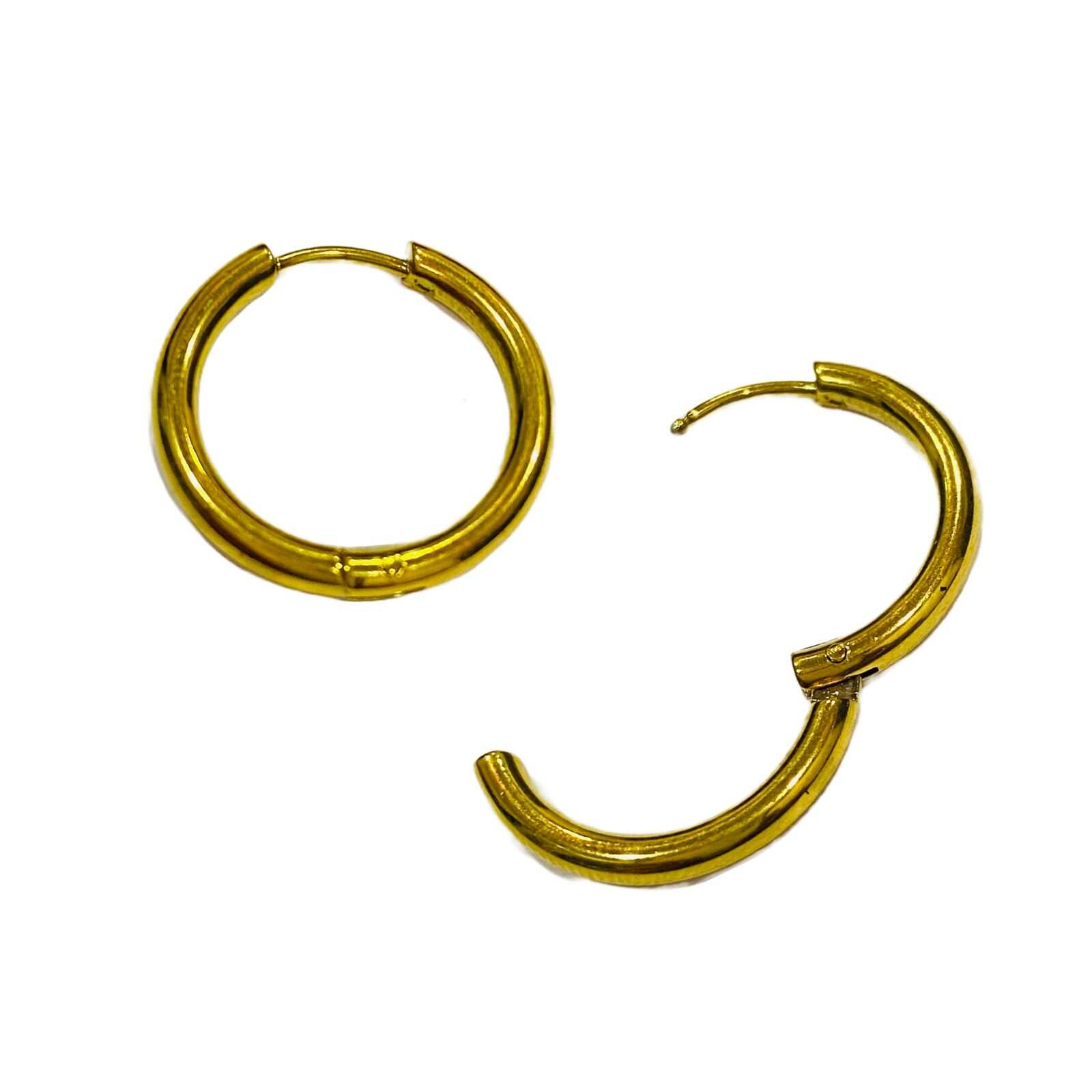 Huggie Earrings | Gold Plated Hoop Earrings for Women | Artificial Jewellery