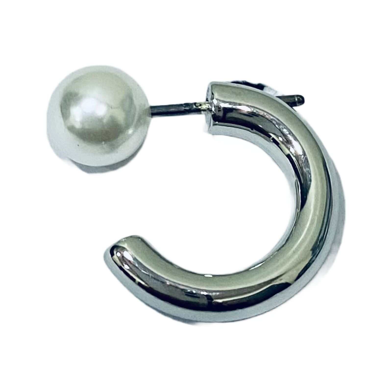 Imitation Earrings | Silver Pearl Earrings for Women | Artificial Jewelry