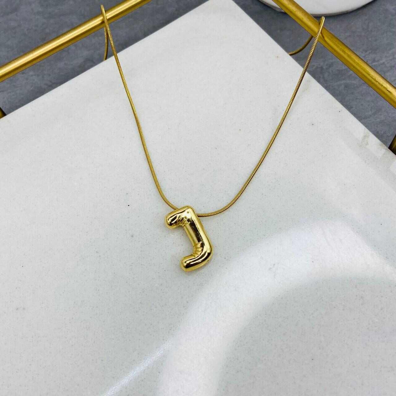 Initial On Necklace