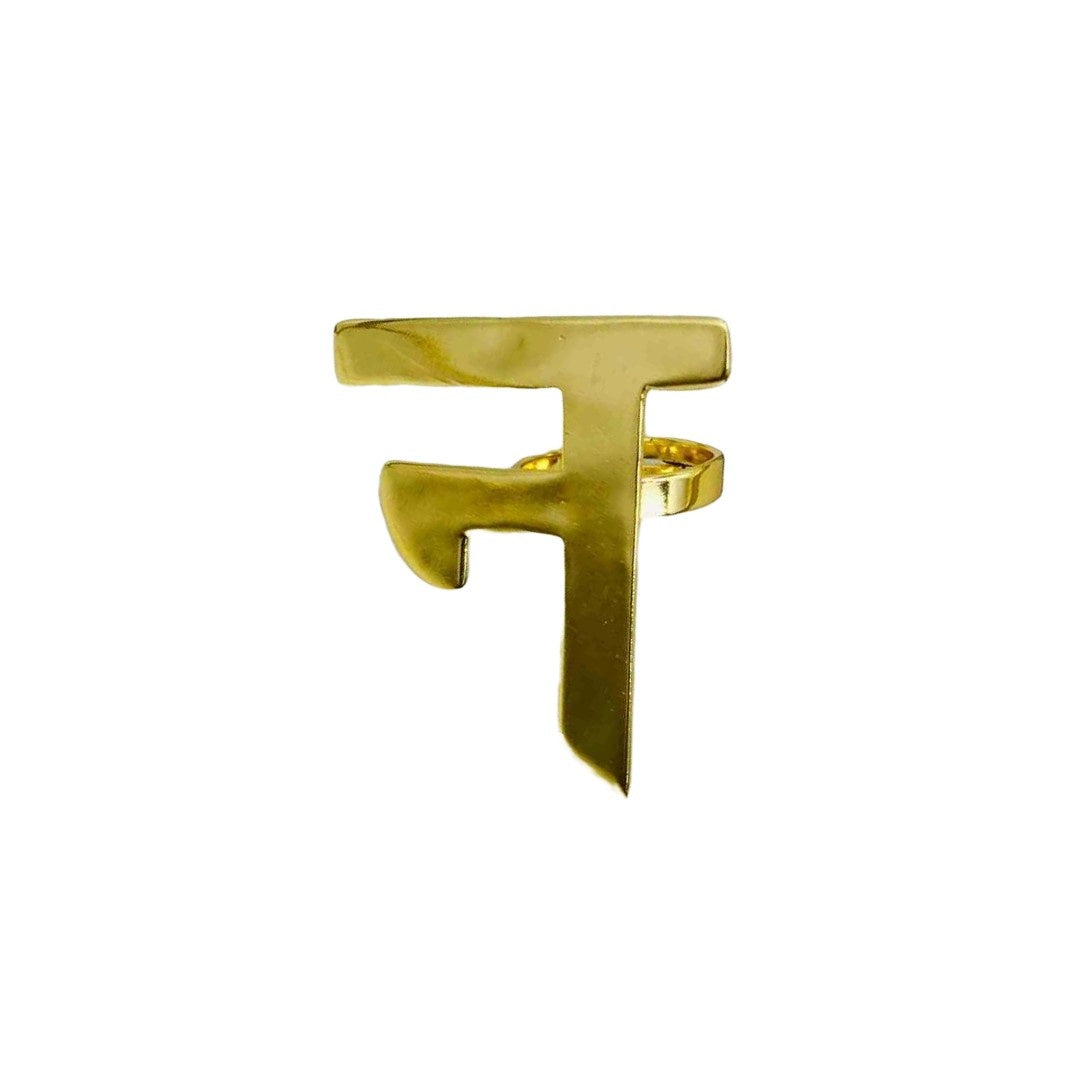 Name Style Gold Ring | Adjustable Name Ring | Customised Jewelry