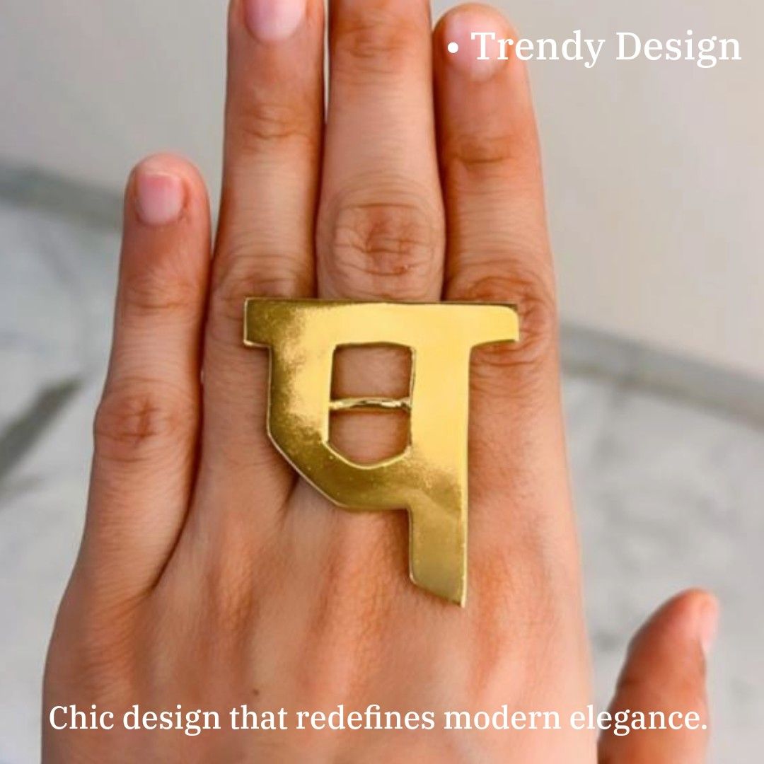 Ring with Name Gold | Adjustable Name Ring | Customised Jewelry