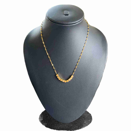 Jewellery Design Gold Necklace | Gold Plated Chain for Women | Artificial Jewelry