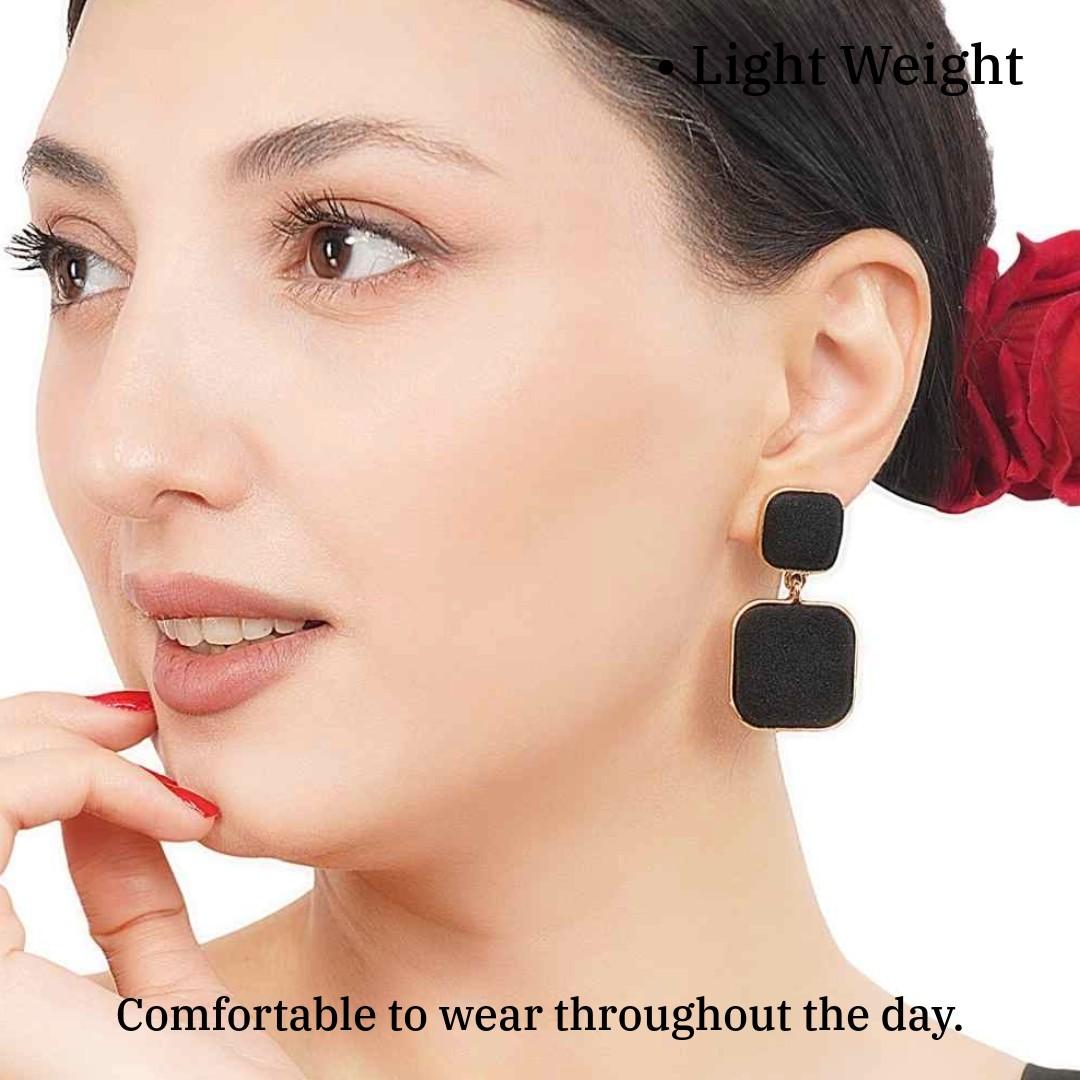 Black Earrings For Women | Fashion Jewellery | Jewellery Hat | Waterproof Jewellery