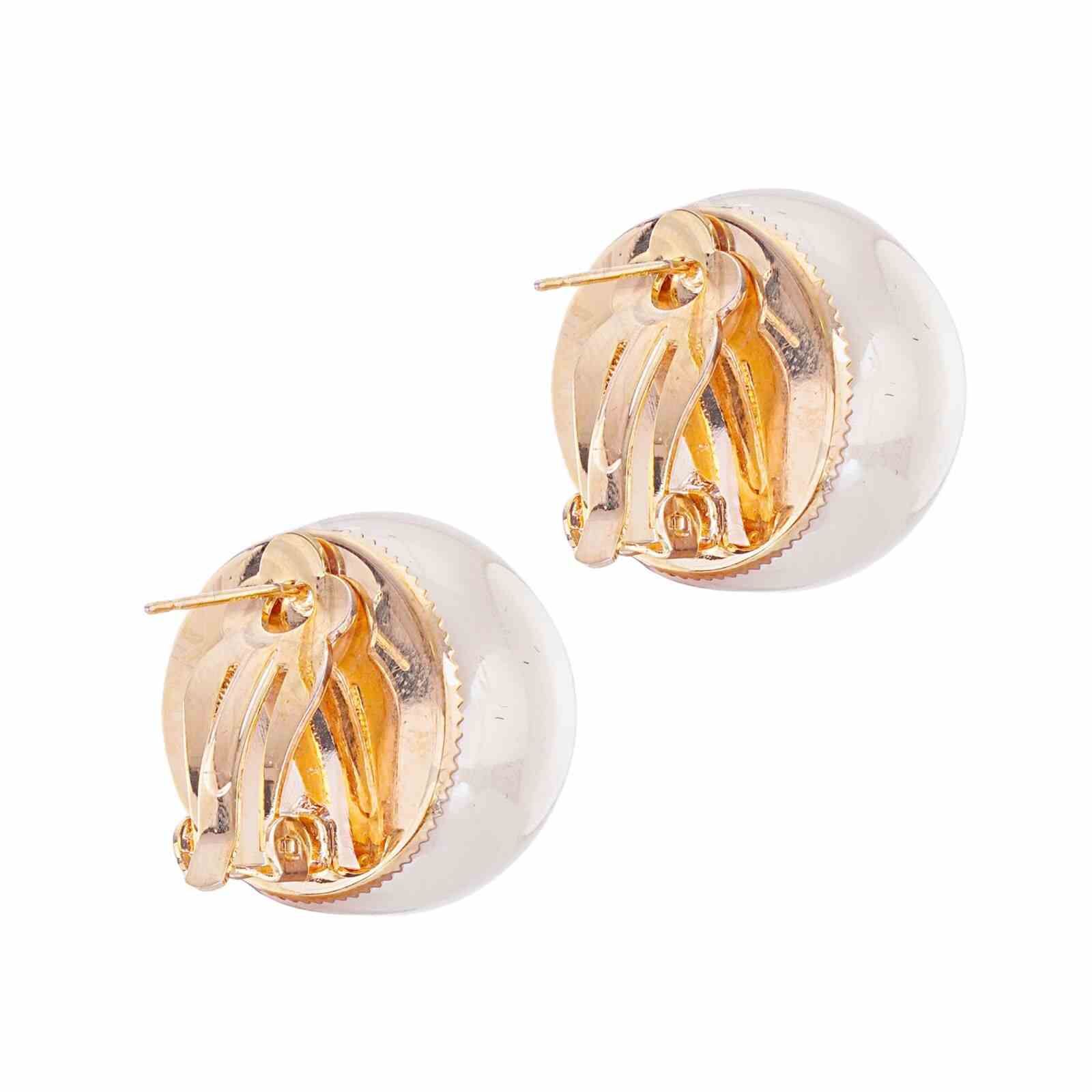 Jewellery Hat's ® big pearl studs | 25mm big pearl earrings | Fashion Jewellery