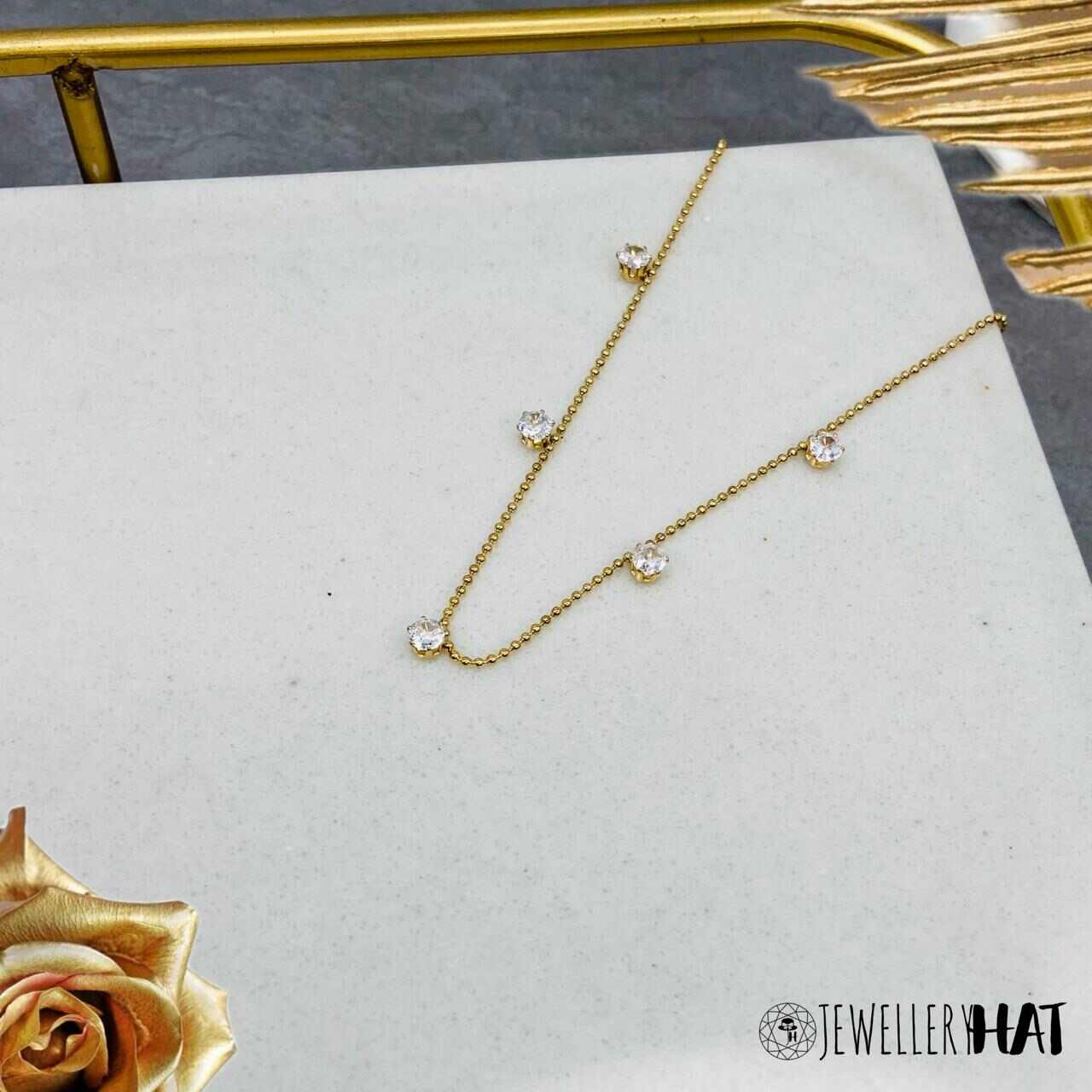 Ladies Chain Design in Gold | Gold Plated Necklace for Women | Artificial Jewelry