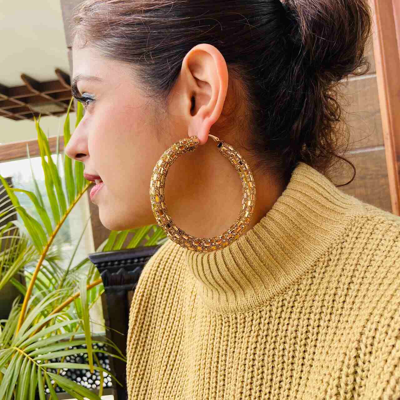 Large Earrings Hoops