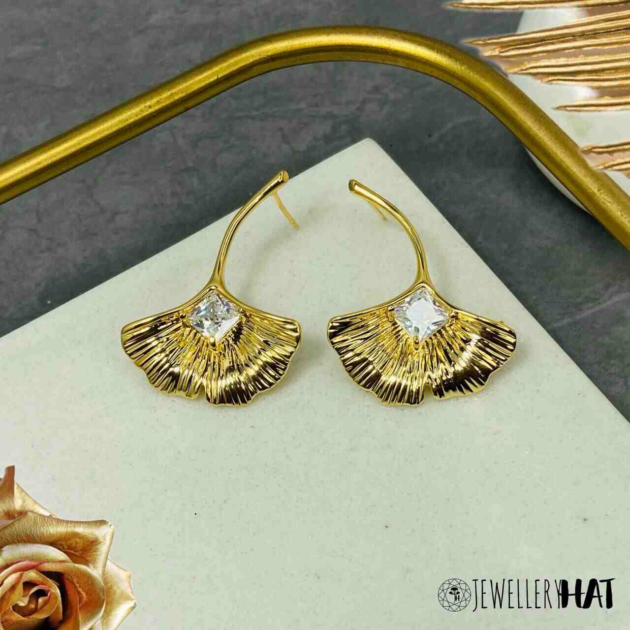 Latest Earrings Design Gold