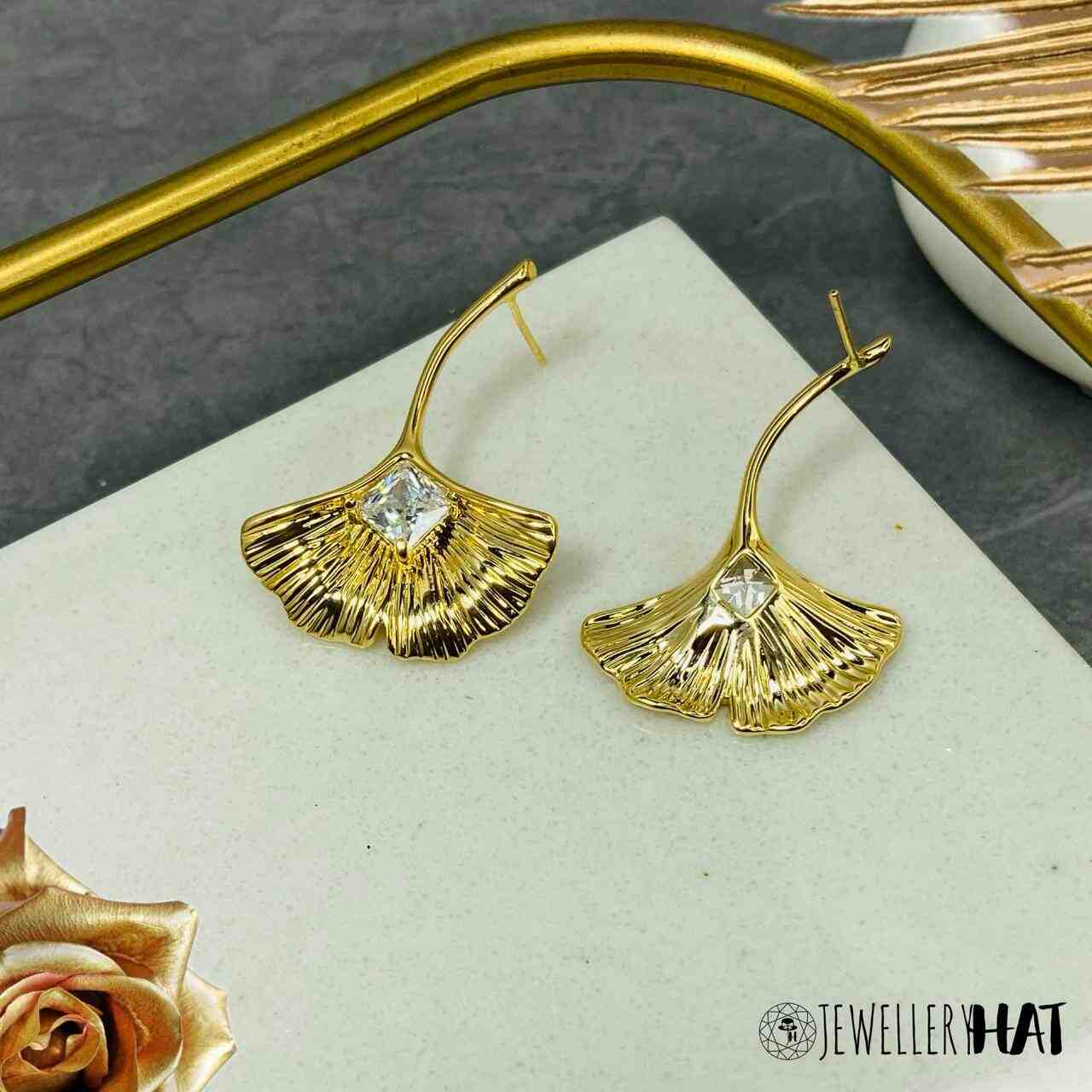 Latest Earrings Design Gold