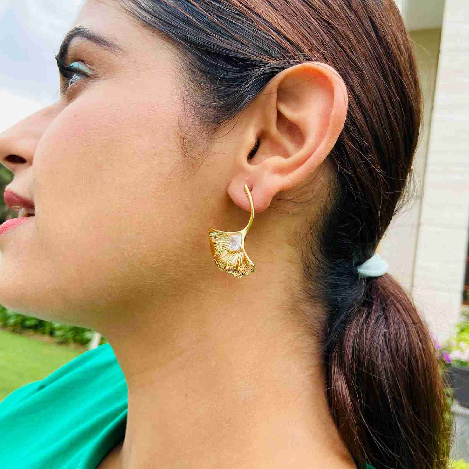 Latest Earrings Design Gold