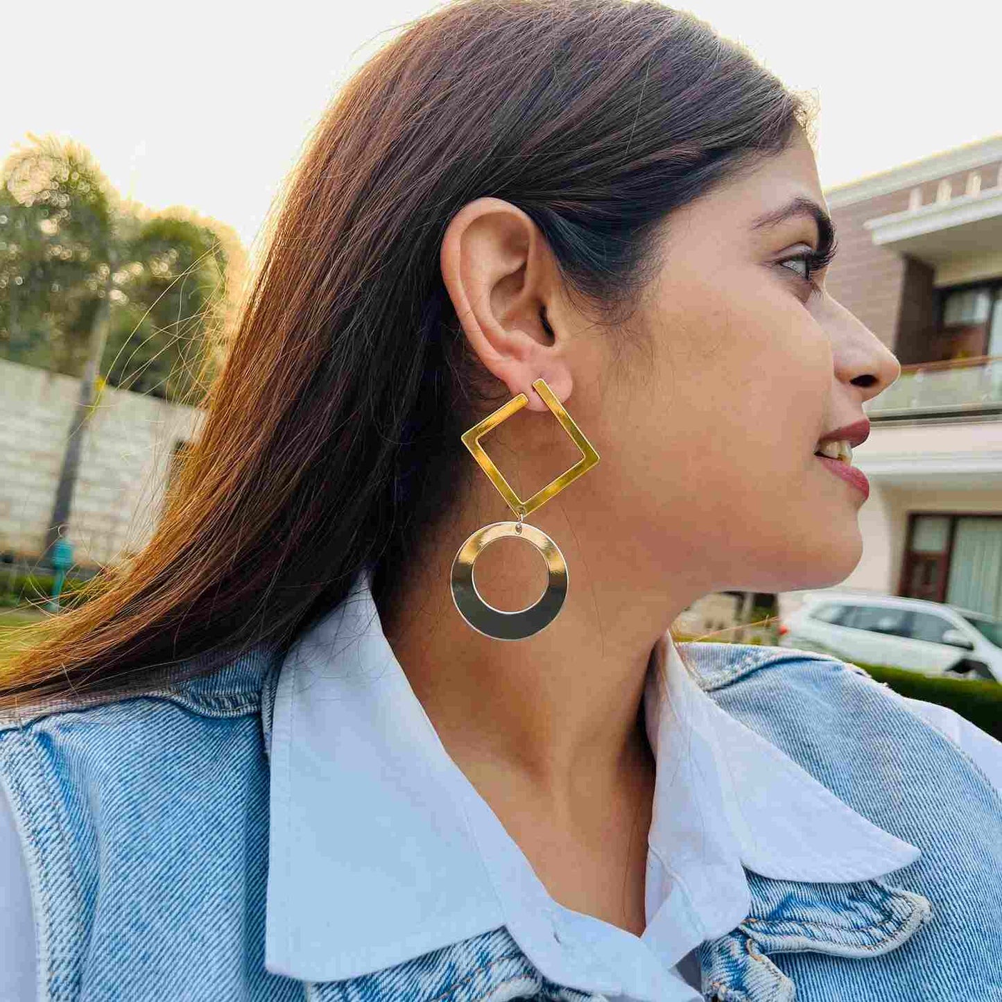 Long Artificial Earrings