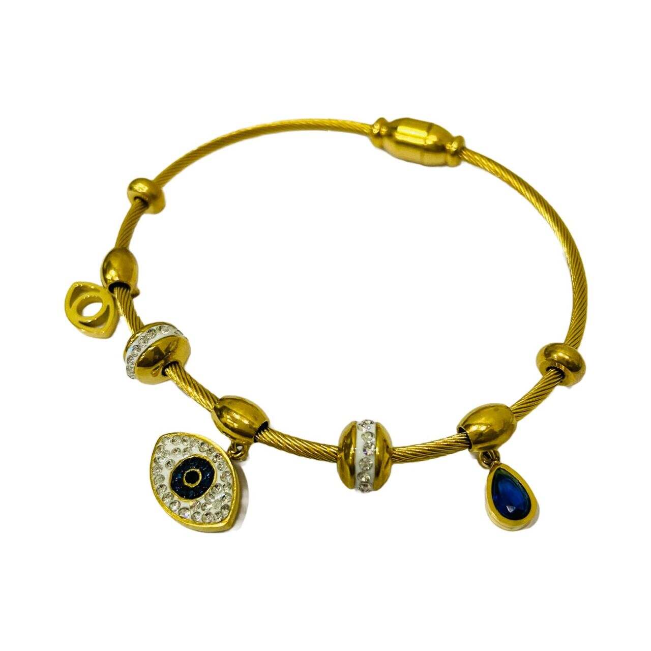 Magnetic Bracelet | Evil Eye | Gold Plated | Fashion Jewellery