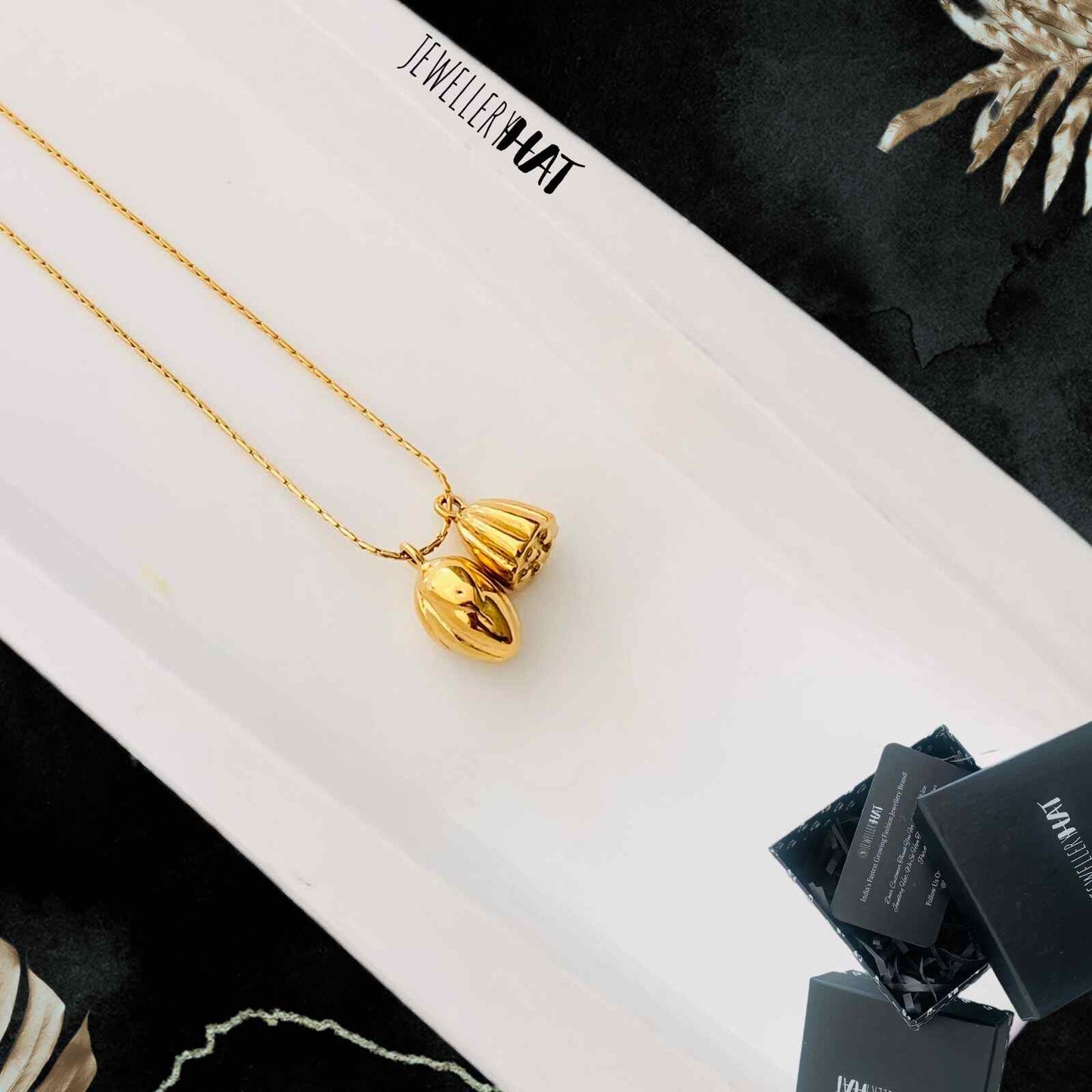 Modern Hanging Lights | Gold Plated Contemporary Necklace for Girls | Artificial Jewellery