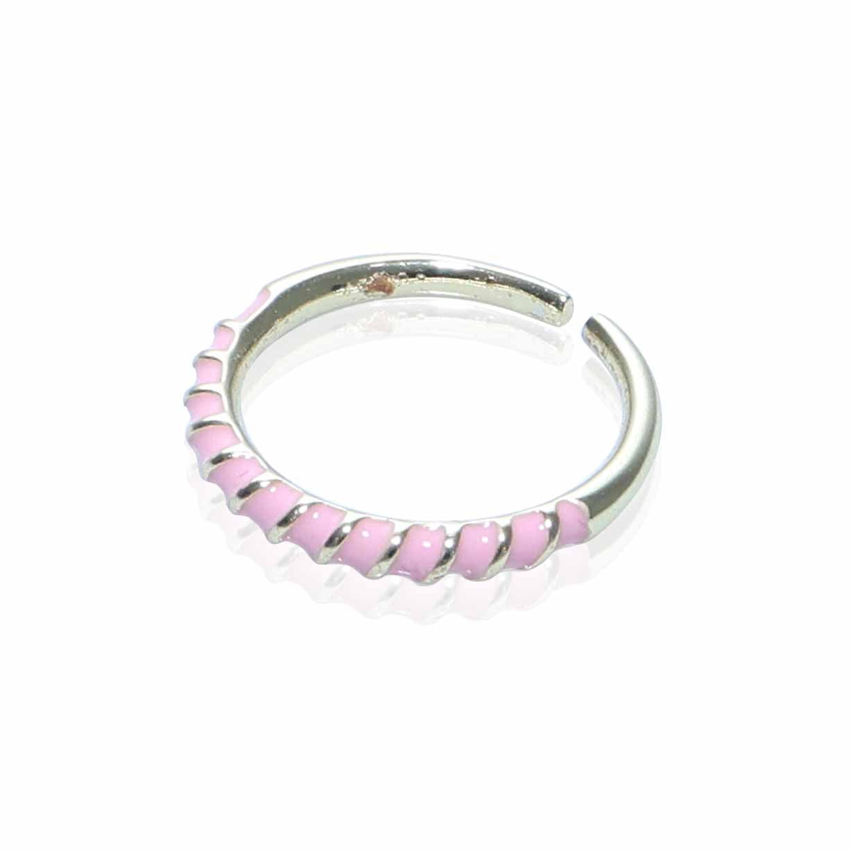Modern Ring | A Pink Ring | Gold Plated Modern Ring for Women | Artificial Jewellery