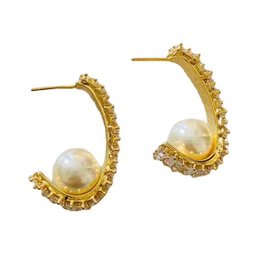 moti design gold | gold plated earrings