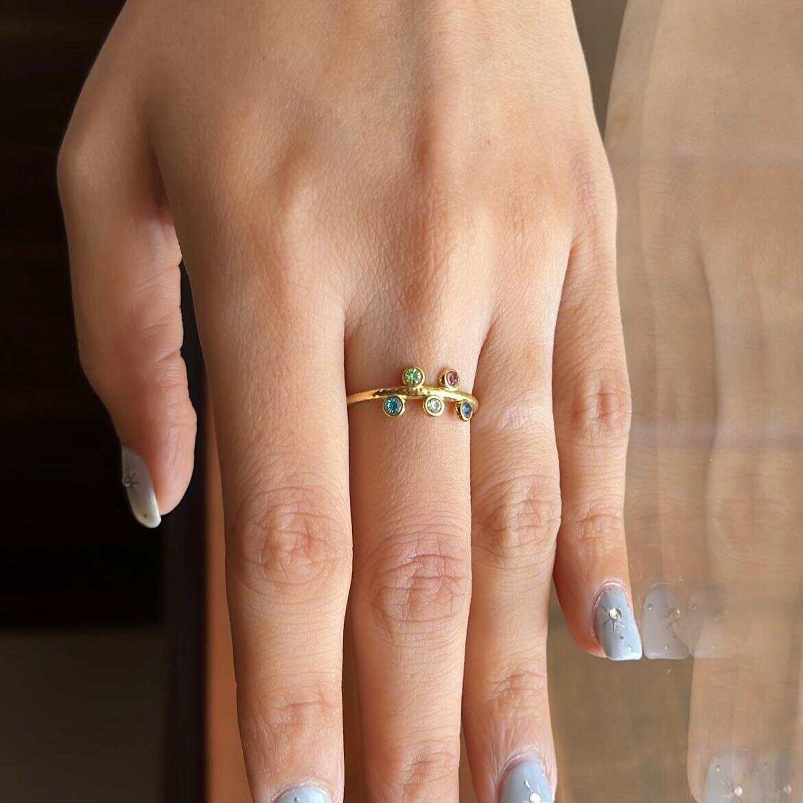 Multicolor Stone Ring