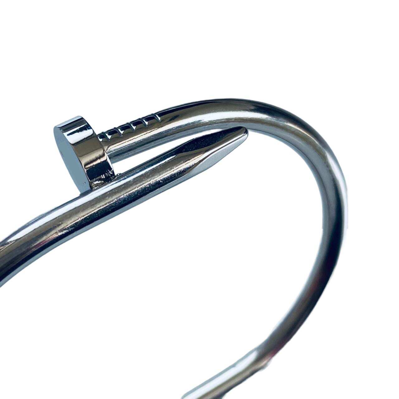 Nail Bangle | Silver Nail Bangle for Women | Silver Plated Jewellery