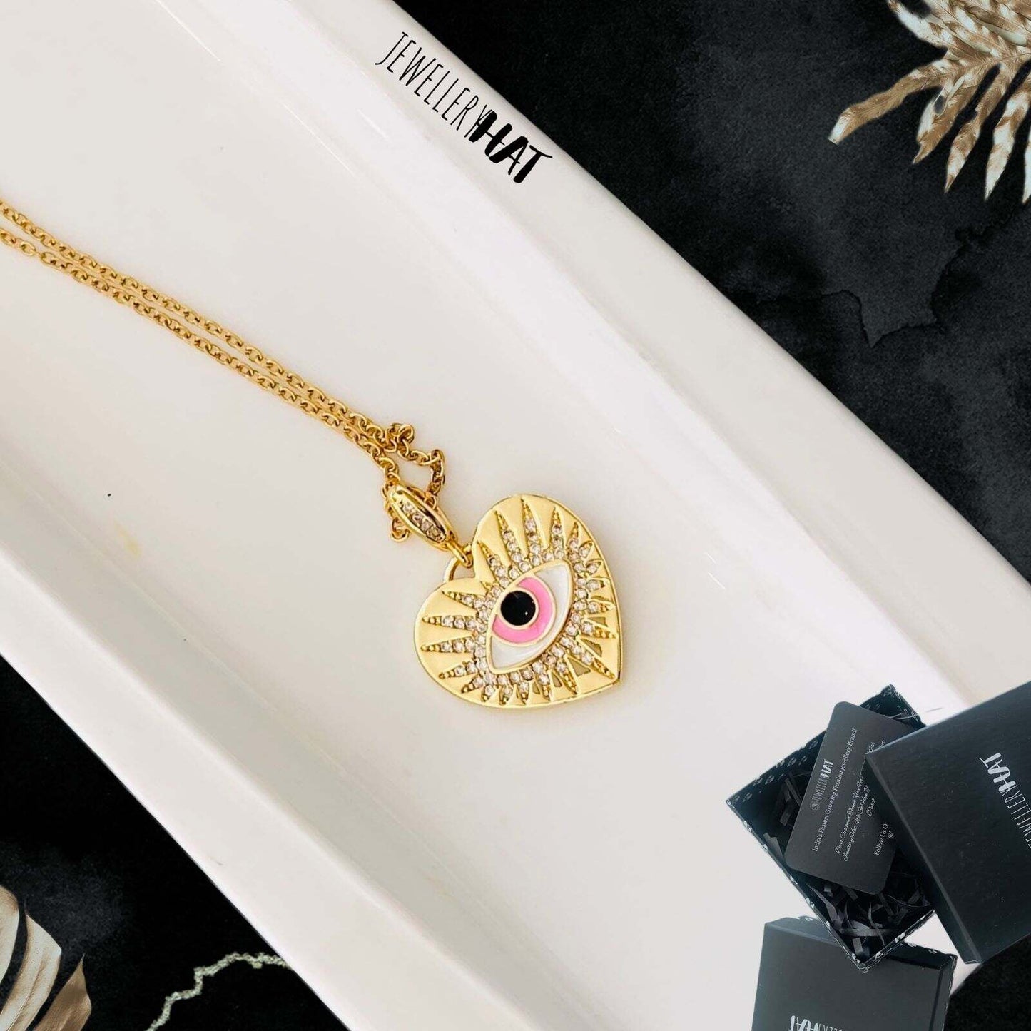 Nazar Pendant | 18k Gold Plated Pendant | Fashion Jewellery for Women