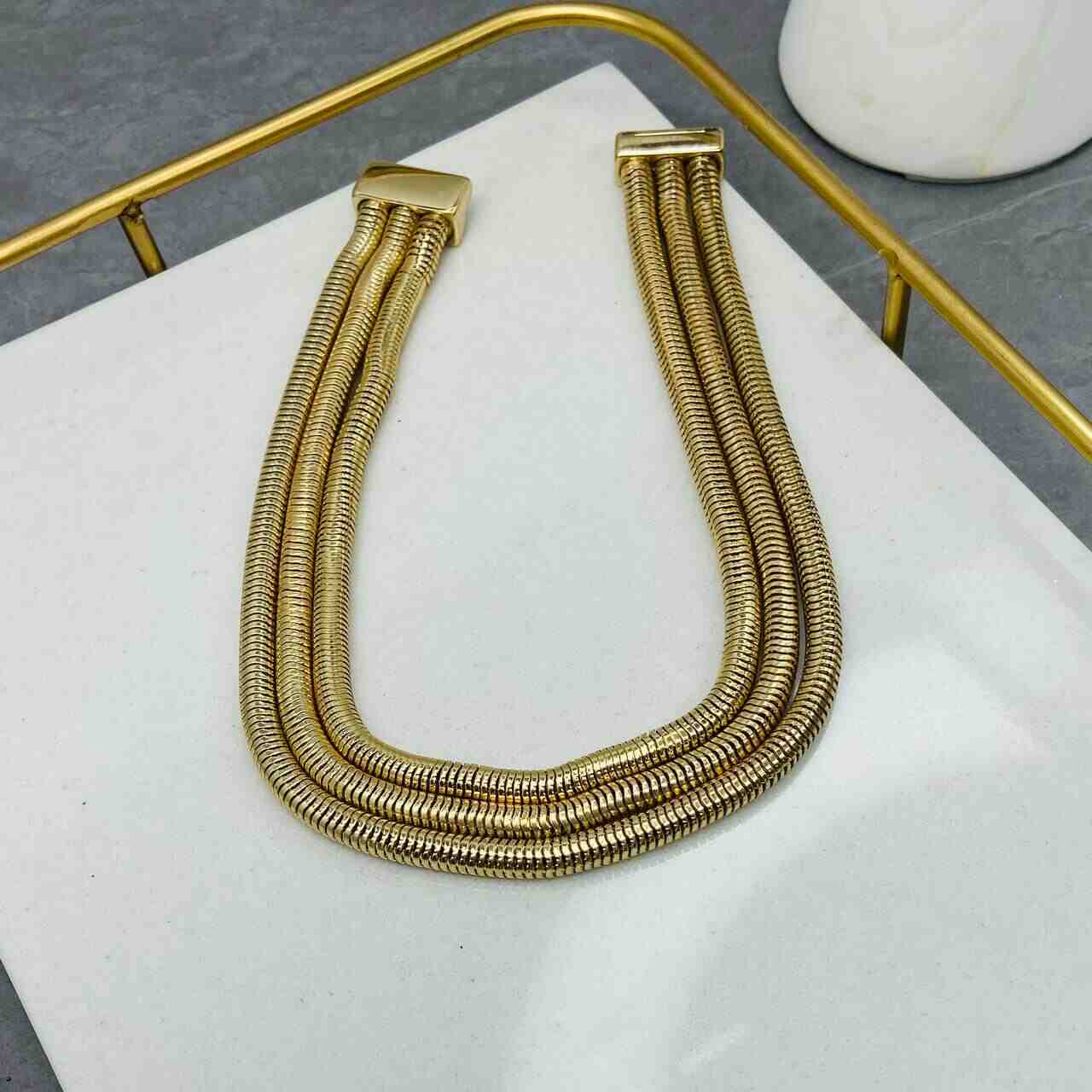 Necklace Gold Covering