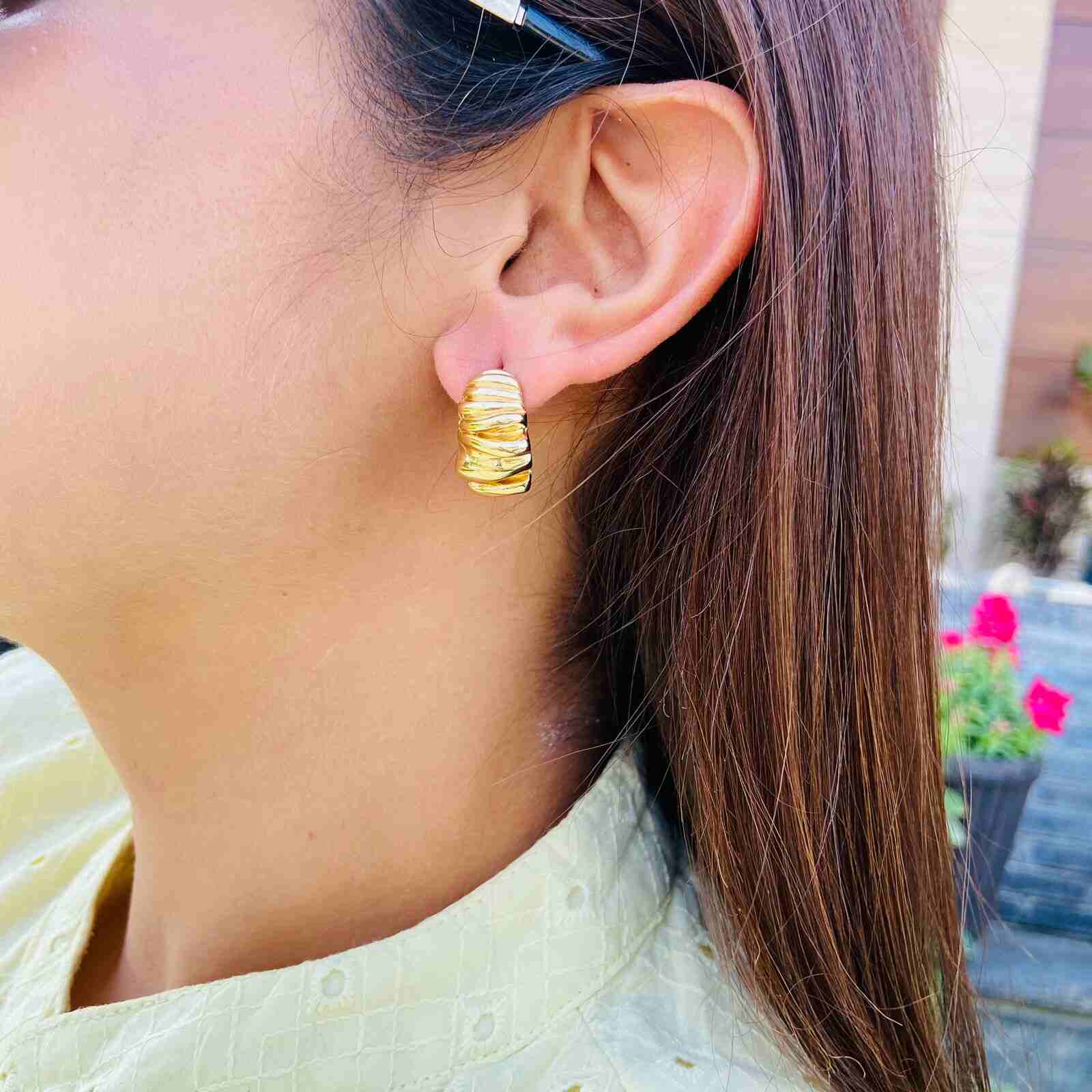 New Model Earrings Designs in Gold