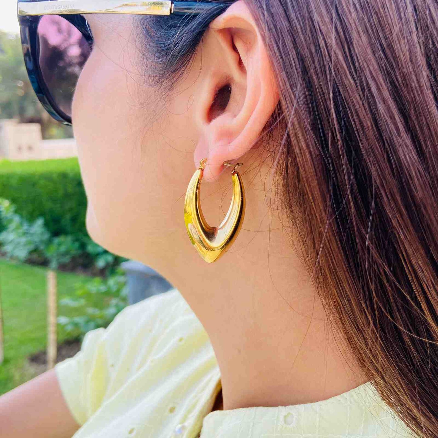 New Model Gold Earrings