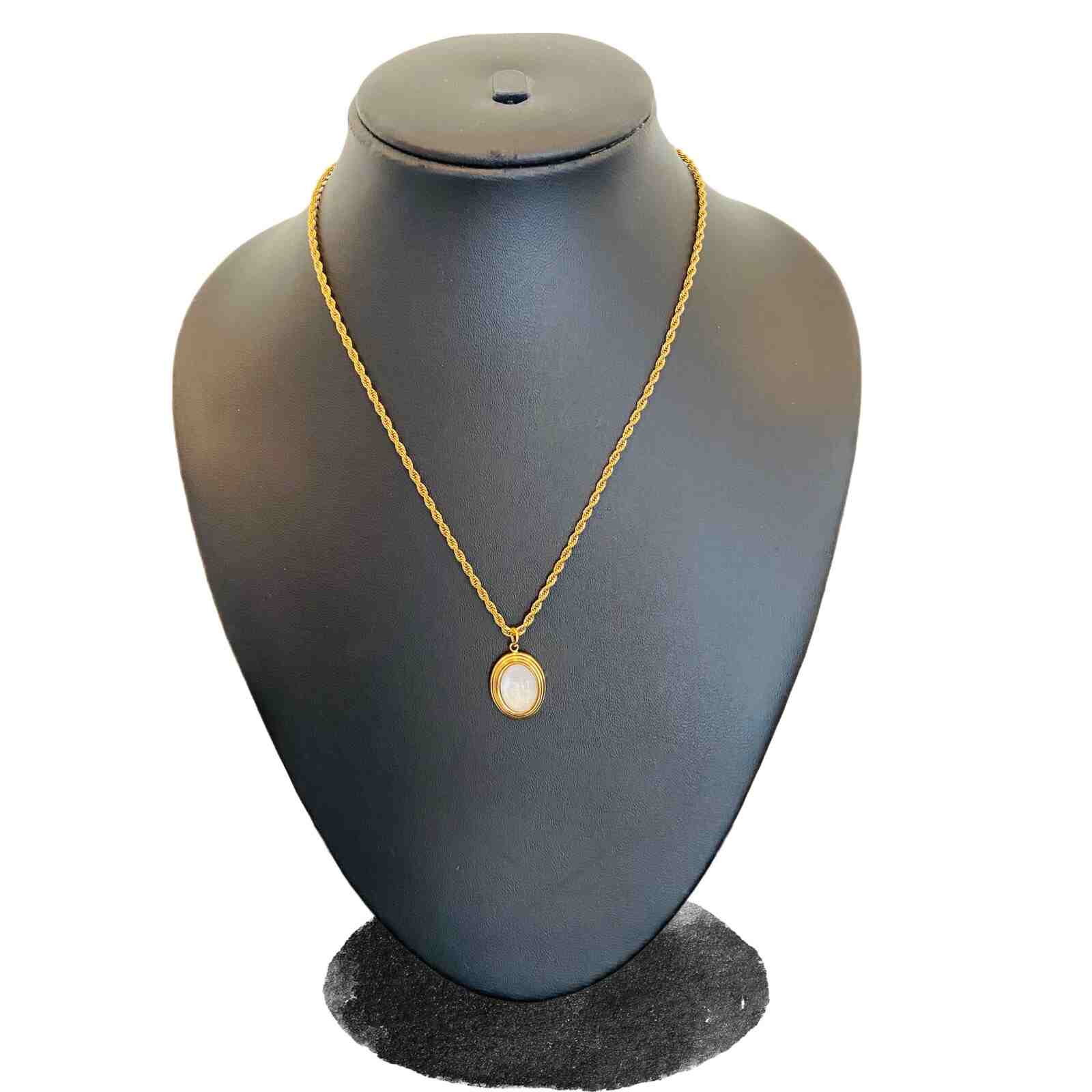 Oval Pendant | Gold Plated Oval Pendant for Women | Artificial Jewellery