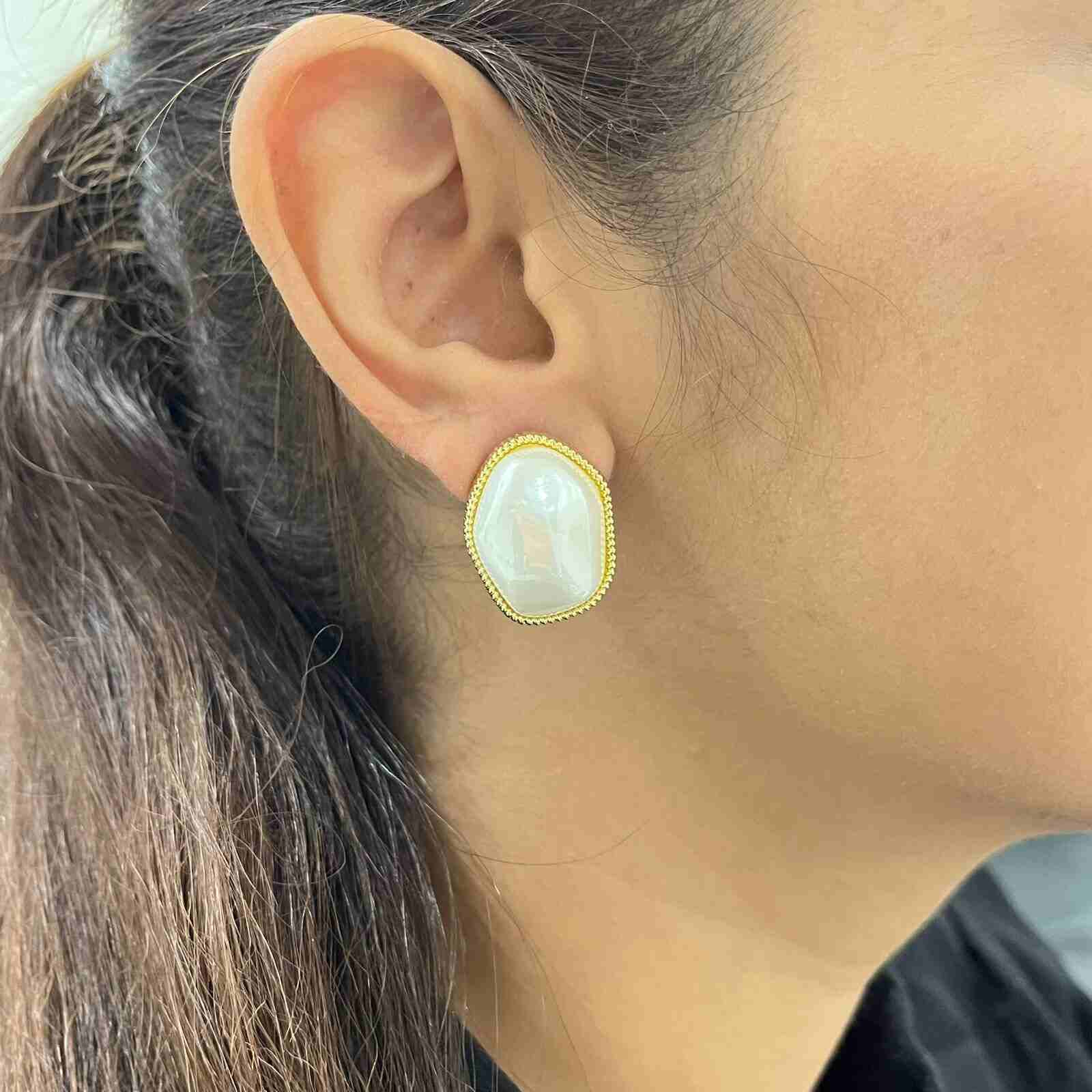 Pearl And Stud Earrings