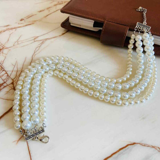Pearl Necklace Set | Earrings Included | By Jewellery Hat® | Fashion Jewellery