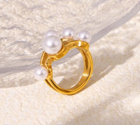 Pearl Ring Gold