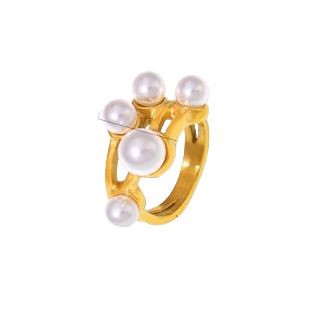 Pearl Ring Gold