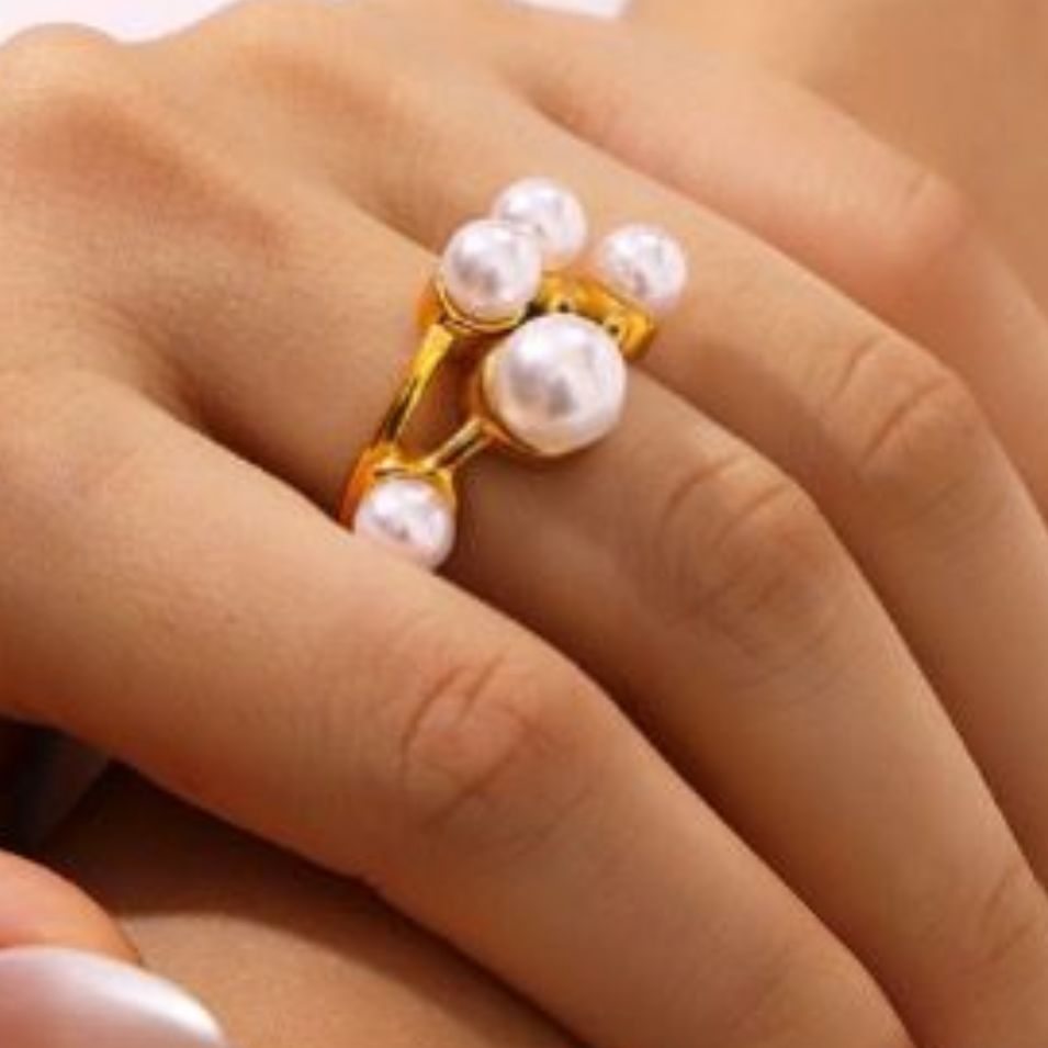 Pearl Ring Gold