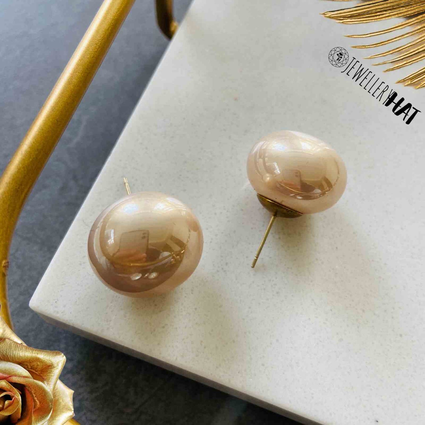 Pearl Stud Earrings