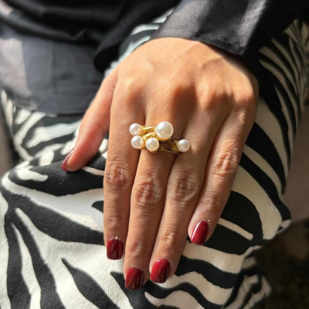 Pearl Ring Gold