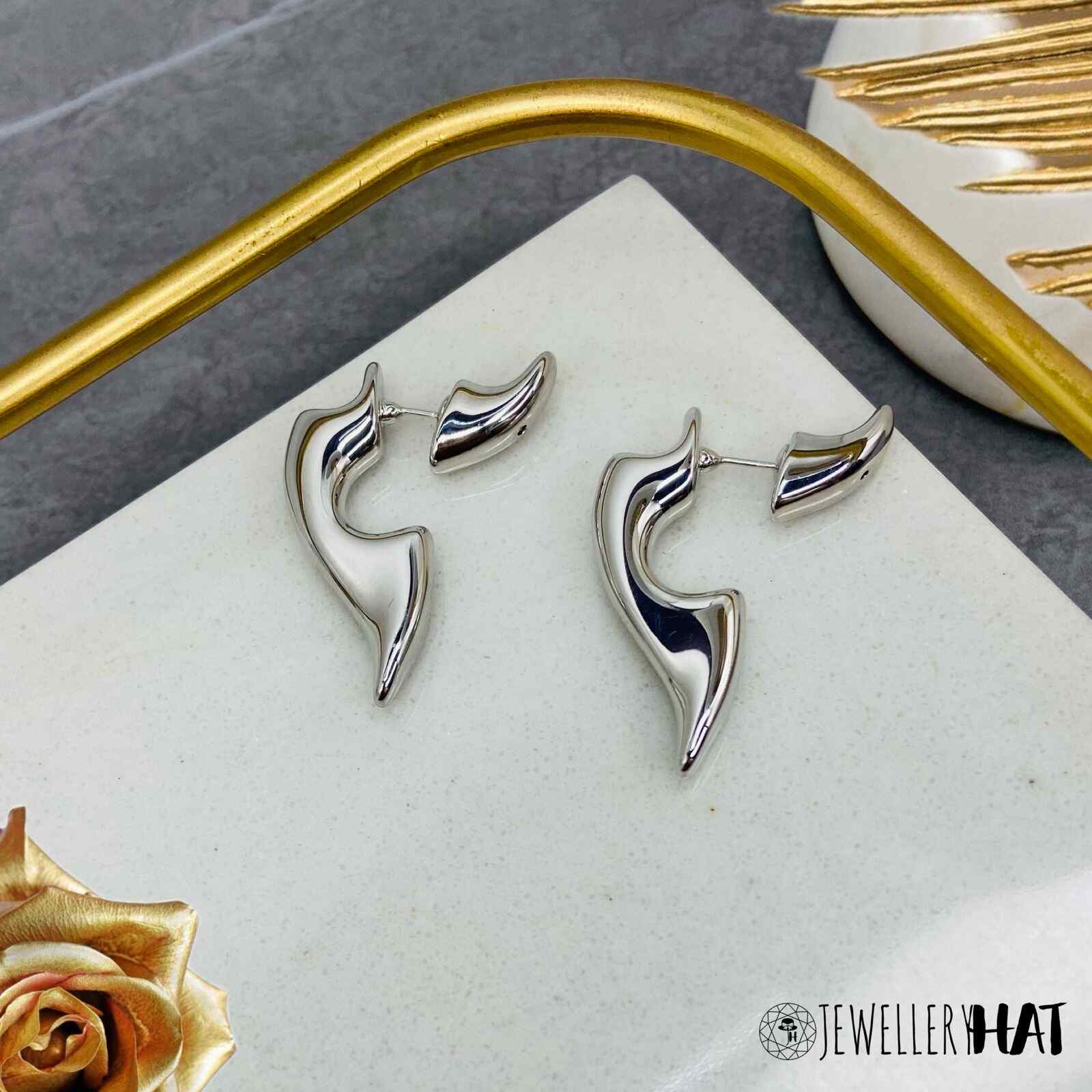 Pure Silver Ear Studs