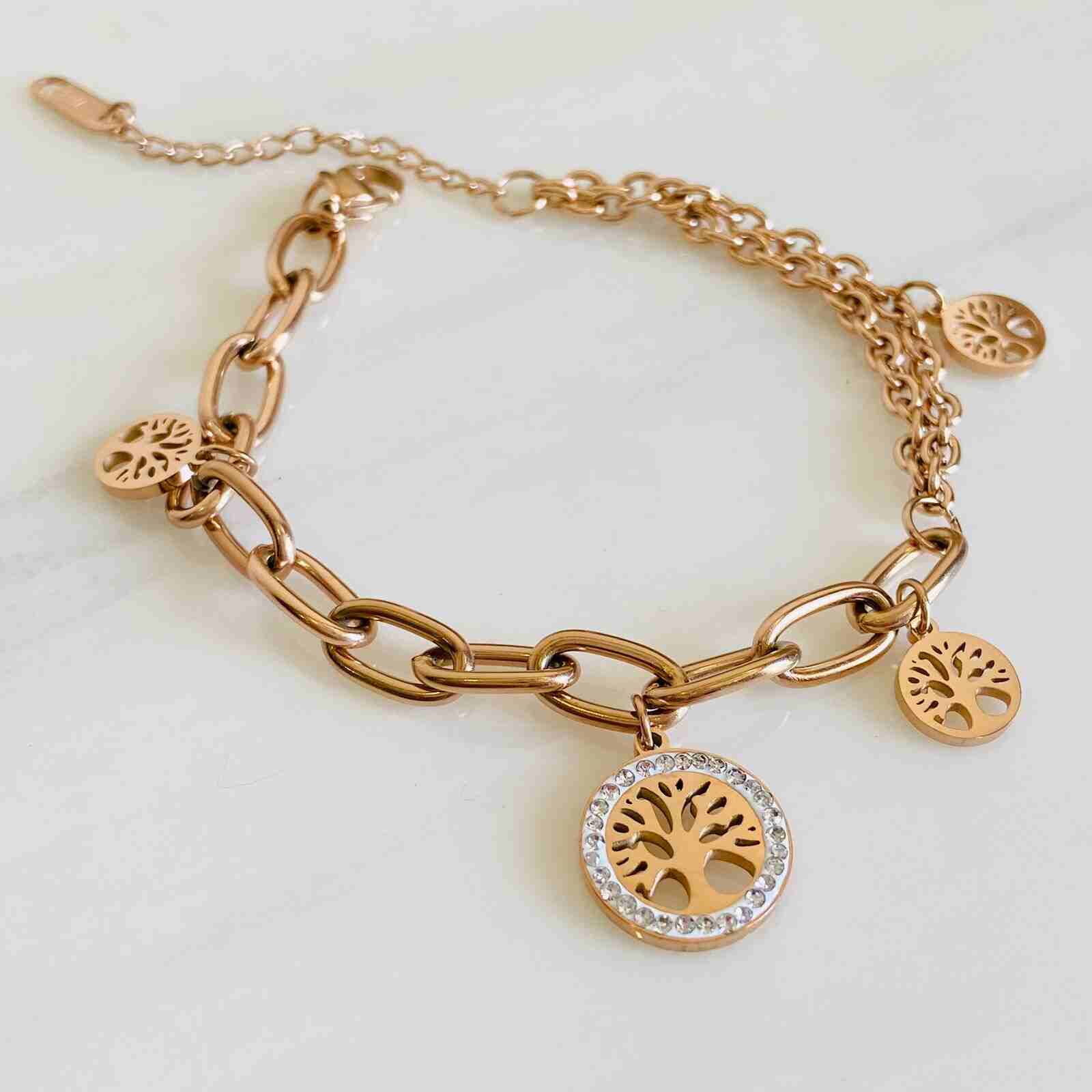 Rose Gold Bracelets | Tree Of Life | Fashion Jewellery | March 2023