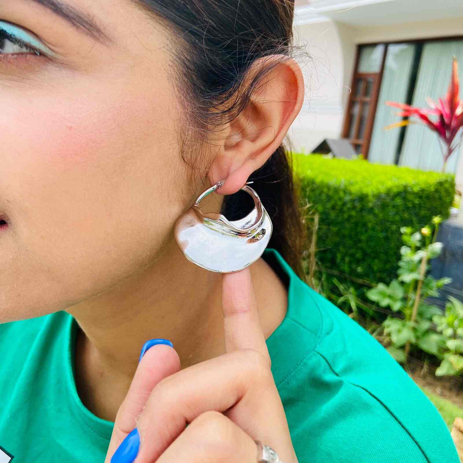 Silver Bali Earrings