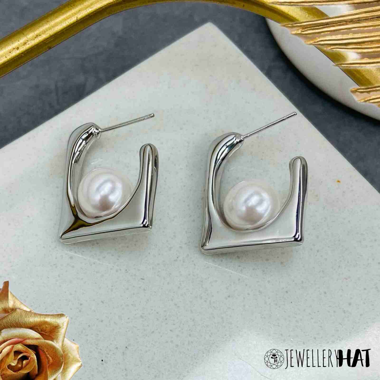 Silver Earrings For Women Studs