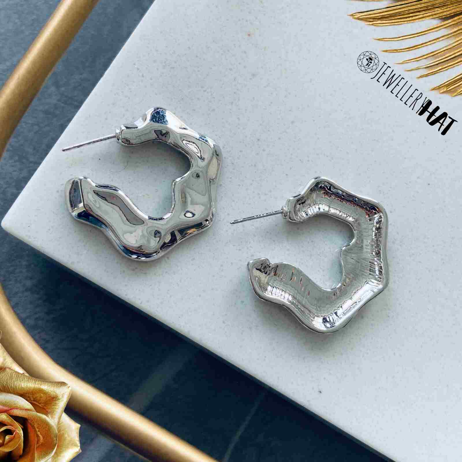 Silver Earrings for Ladies